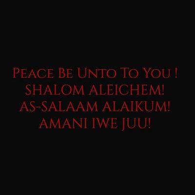 AMANI IWE NAWE – PEACE BE UNTO YOU live
