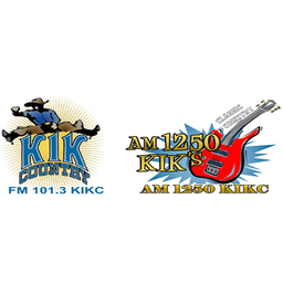 KIKC Classic Country 1250 AM & 101.3 FM live