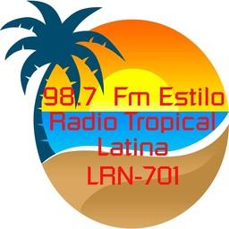 98.7 FM Estilo Radio Tropical Latina live